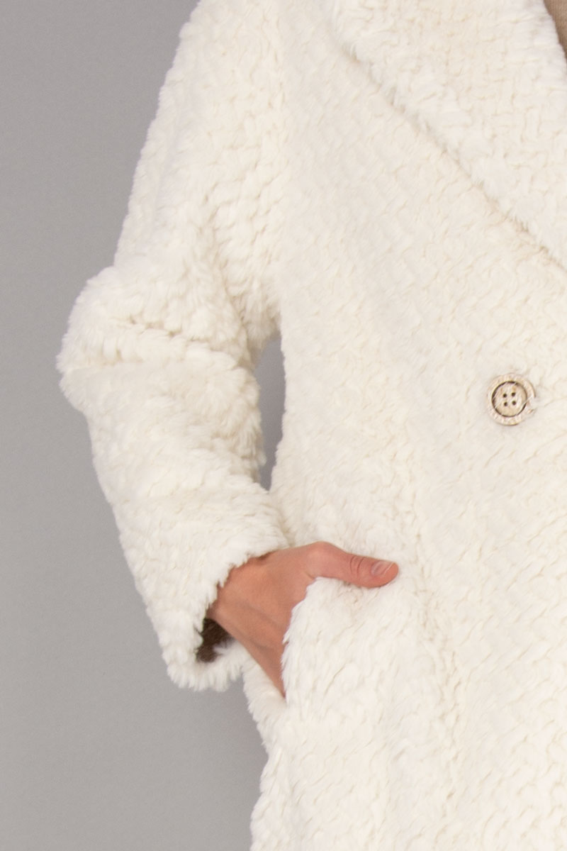 Эко шуба пальто ГР ШДИ-73 цвет  фото
